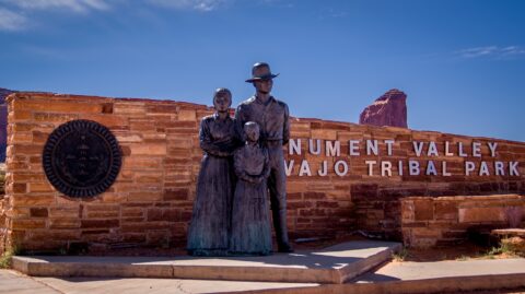 At The Entrance To Monument Valley Navajo Tribal Park, AZ
