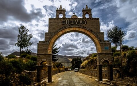 At The Gate Of The City, Chivay, Peru