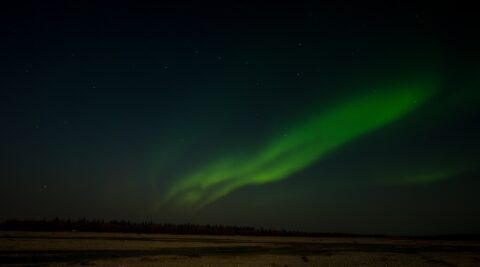 Aurora Borealis Over Gestle River, AK