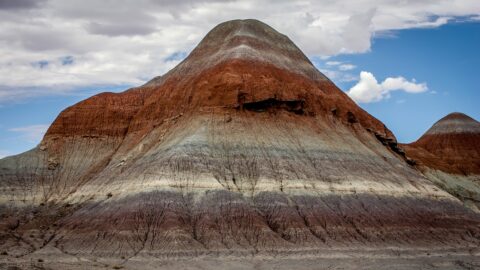 Badlands In Petrified Forest National Park, AZ