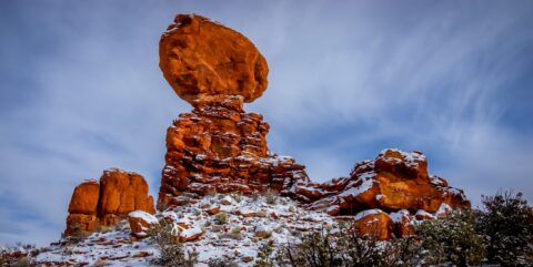 Ready For Happy New Year, Balanced Rock, Arches National Park, Moab, UT