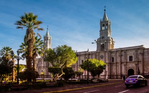 Basilica Cathedral of Arequipa, Peru