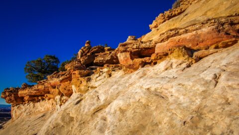 Below The Rim Of The Aztec Butte, Canyonlands National Park, Moab, UT