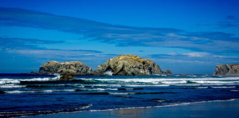 Big Waves On The Bandon Beach, OR