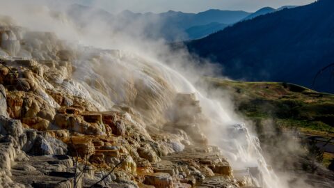 Canary Spring,  Mammoth Hot Springs, Yellowstone National Park, WY
