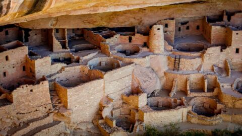 Closer Look At Cliff Palace In Mesa Verde National Park, CO