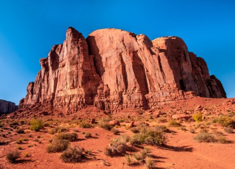 Cly Butte At Sunset, Monument Valley, AZ