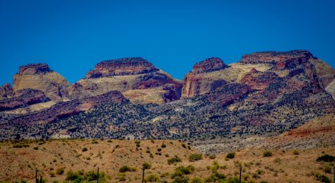 Colorful Knobs At Waterpocket Fold, Capitol Reef National Park, UT