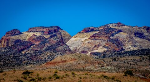 Colorful Knobs At Waterpocket Fold, Capitol Reef National Park, UT