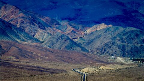 Highway 190 Through Death Valley National Park, CA