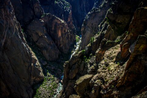 Deep Deep Down In The Chasm, Black Canyon Of The Gunnison National Park, CO