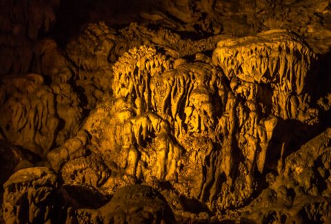 Detail On The Wall In Carlsbad Cavern National Park, NM