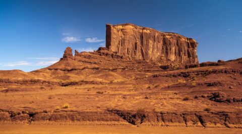 Elephant Butte (Tail End) In Monument Valley, AZ