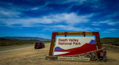 Entering  Death Valley National Park, CA