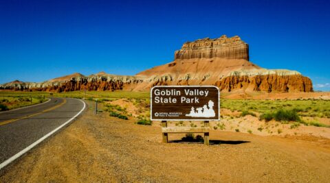 Entrance To Goblin Valley State Park, UT