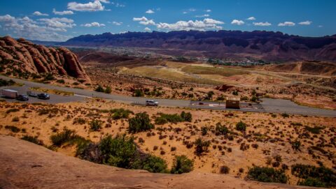 Entrance To Slickrock, Moab, UT