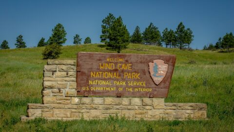 Entrance To Wind Cave National Park, SD