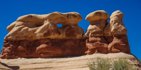 Fantastic Figures In Devils Garden, Grand Staircase Escalante National Monument, UT