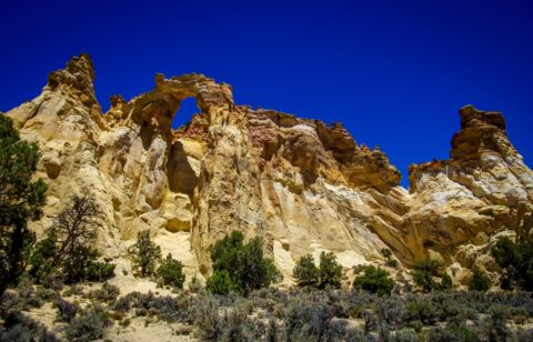 Giant Grosvenor Arch, Grand Staircase Escalante National Monument, UT