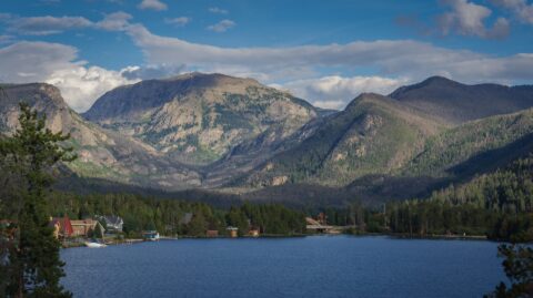 Grand Lake At West Entrance To Rocky Mountain National Park, CO
