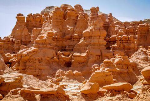Group of Goblins In Goblin Valley State Park, UT