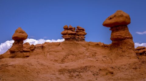 Guard Of Goblins In Goblin Valley State Park, UT