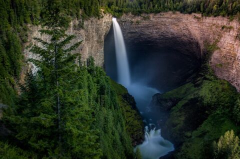 Helmcken Falls In Wells Gray Provincial Park, BC