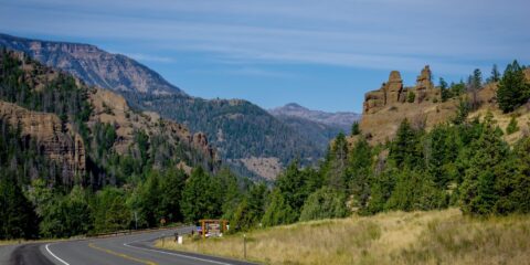Highway 14 At  Bighorn National Forest, WY