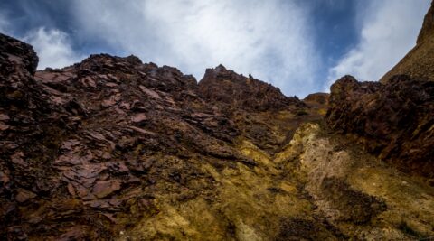 Hilltop At Polychrome Pass In Denali National Park, AK