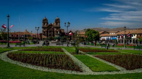 Iglesia La Compañía de Jesús, Plaza De Armas, Cusco, Peru