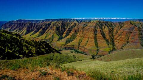 Imnaha River Gorge On The Way To Hells Canyon, Wallowa-Whitman, OR