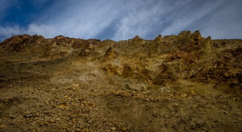Landscape Detail On Polichrome Pass, Denali National Park, AK
