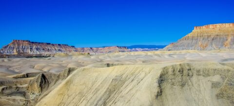 Landscape Around Factory Butte, Scenic Byway 24, UT