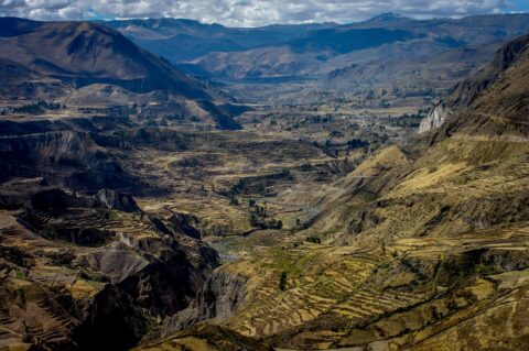 Landscape Of Colca Canyon, Peru
