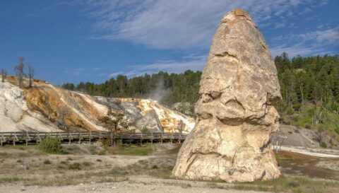 Liberty Cap, Mammoth Hot Springs, Yellowstone National Park, WY