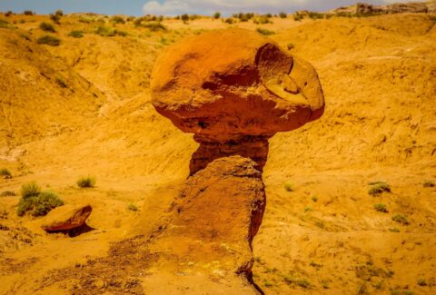 Lonely Goblin In  Goblin Valley State Park, UT