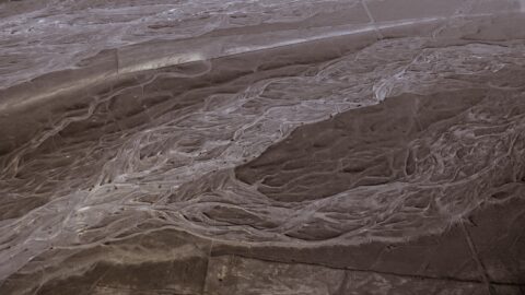 Look At Nazca Desert From Airplane,  Nazca Peru