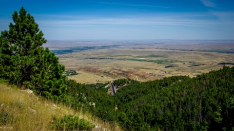 Look From Bighorn Towards Sheridan, WY
