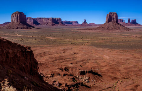 Look Through North Window In Monument Valley, AZ