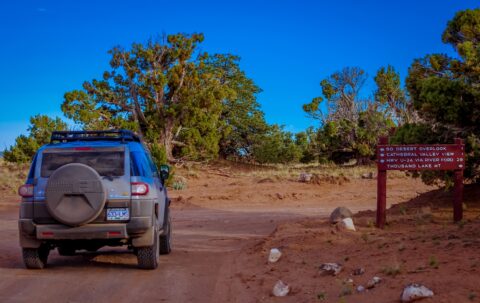 Major Intersection In Lower Cathedral Valley, UT