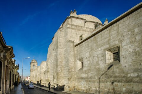 Exterior Of Monasterio de Santa Catalina, Arequipa, Peru