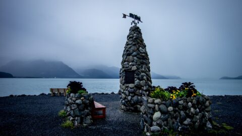 Monument In Seward, AK