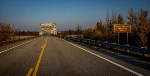 Morning After Taking Photos Of Aurora Borealis On The Bank Of Gestle River, AK