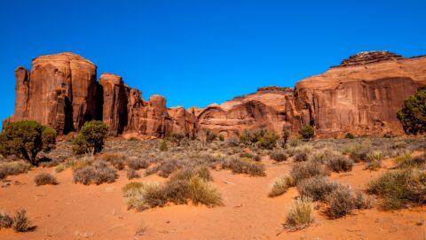 Near Spearhead Mesa In Monument Valley, AZ