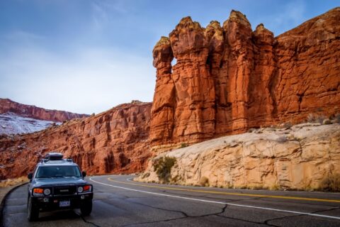 Near The Great Wall In Arches National Park, Moab, UT