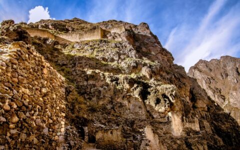 Never Conquered In The Battle By Spaniards, Ollantaytambo Fortress in the Sacred Valley,  Peru