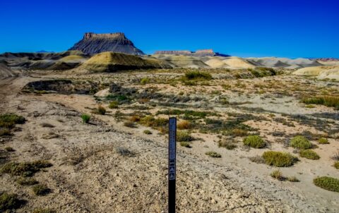 Off Road Around  Factory Butte, Scenic Byway 24, UT