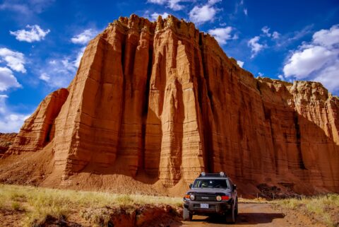 The Trail Through Lower Cathedral Valley, UT