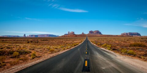 On US-163 Southbound Entering Monument Valley, AZ