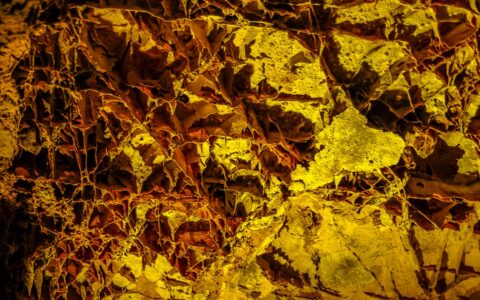 Ceiling Detail In The Wind Cave  Wind Cave National Park, SD